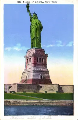 Statue of Liberty, New York — Méditation Post Card Publishing Co. n°25375