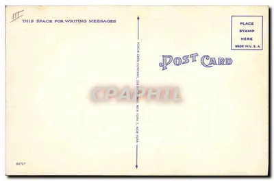 Statue of Liberty, New York City — Busy Persons Correspondence Card n°67 — Verso