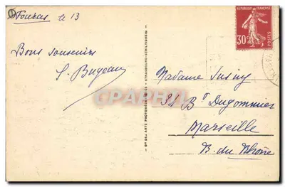 Fouras — Kąt portu — G. Del Arts Photomécaïques, Strasbourg-Schiltigheim, nr 66 — Rewers
