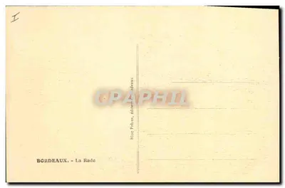 Bordeaux — Przylądek — wydawca Bloc Frères — Rewers