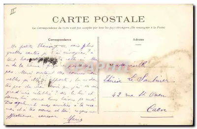 Le Havre — O Grande Quai — F.B. 24 — Verso