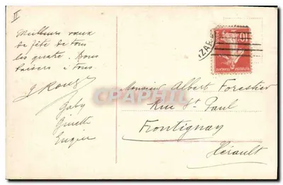 Criança com sacos de dinheiro e moedas — estúdio — editor C. G. S. (marca visível) — Verso