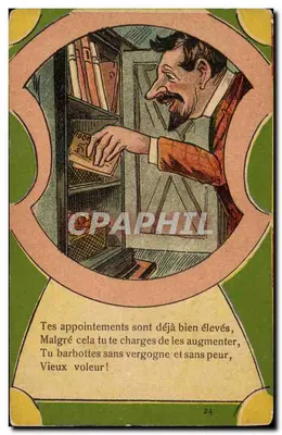 Bilhete postal antigo Argent Appointements