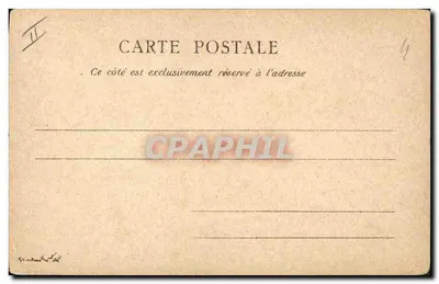 Bilhete postal antigo Argent Appointements — Verso