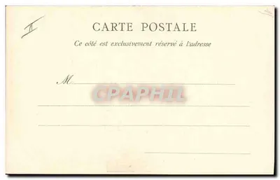 Santa Geneviève (nata a Nanterre) — grazie alle sue preghiere salva Parigi dalla crudeltà di Attila — Collezione Tol Sim, 28 rue d'Assas, Parigi — Verso