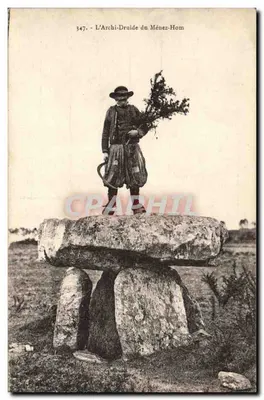 O Arqui-Druida do Ménez-Hom — carta postal n°347