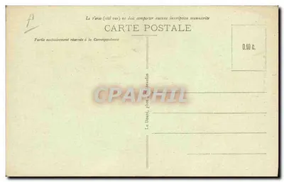 O Arqui-Druida do Ménez-Hom — carta postal n°347 — Verso