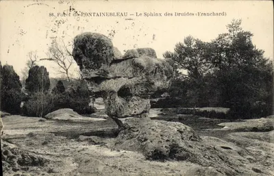 Floresta de Fontainebleau — O Esfinge dos Druidas (Franchard)