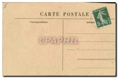 Aproximadamente Tence - Um bloco de granito em CROUZILLAC onde se vêem vestígios druidas — M.B. Le Puy — Verso
