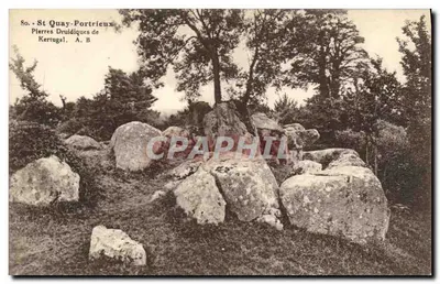 St Quay-Portrieux — Pedras Druidas de Kertugal — Fototipia A. Bruel, Angers