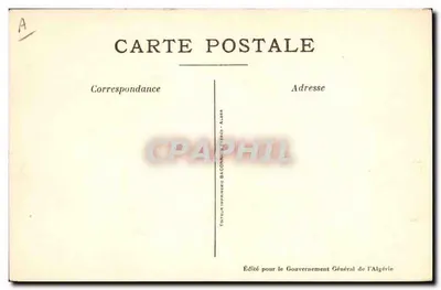 Fileuse — Cenas e Tipos Argelinos — Rogu Jaricier, Série No 1 — Verso