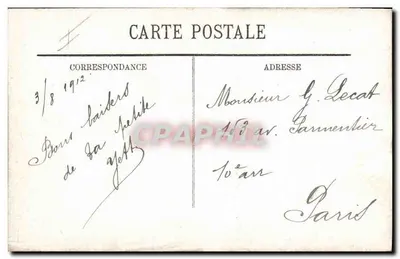A ARMADA FRANCESA — Infantaria — Sotteville — LL — n°114 — Verso