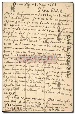 A Savoyarde — Poème de Jean-Marie Hénrien — Trajes da Saboia (Regiões de Rumilly, Aix-les-Bains) — n°87 — Verso