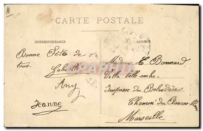 Kostium z Savoie (Tarentaise) — Przędzarka — Wyd. A.L.G. - Kolekcja Zakładów Bozon-Verduraz, St-Etienne-de-Cuines (Savoie) nr 2266 — Rewers