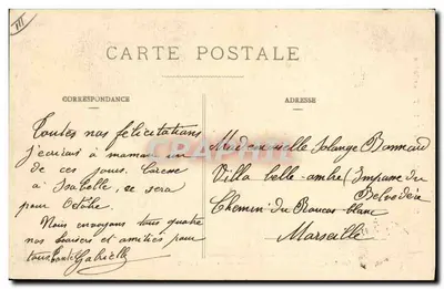 Savoia. - Traje da Tarentaise - A. L. G. - Coleção dos Estabelecimentos Bozon-Verdurn (Savoia) — Verso