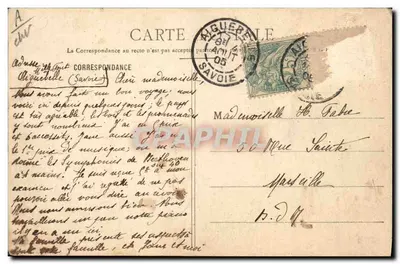 Deux femmes en costumes de Savoie — (Jarrier) — n°6 — Verso