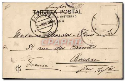 Escenas Gitanas — scène de rue — Jane Bordas, n° 05 — Verso