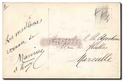 Klein kind in postuniform — Goed jaar — CCo S.2554/1 — Achterkant