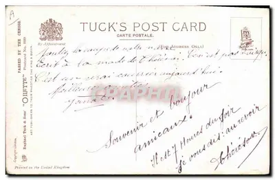 Perros de correos — Inspección de correos — Tuck & Sons — Reverso