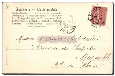 Mistral — Desejos de Natal — Paillat, Lyon, Ed. — Verso