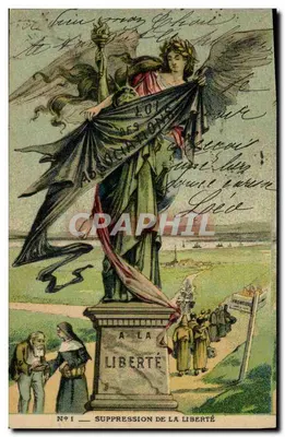 Statue de la Liberté — Suppression de la Liberté — No 1 — Éditeur non identifié