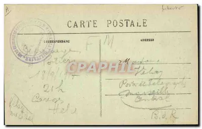 POITIERS (Vienne) — A Antiga Praça do Pilori, hoje Praça da Liberdade — Monumento aos Defensores da Liberdade, editor Jules Robuchon, n° 40 — Verso