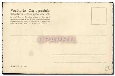 Pescadores en barca — escena marítima — PAPIER LUNA — Reverso