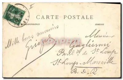 CANNES (R.-M.) - Pointe de la Croisette — Wydawca: Martini & Cie, Cannes — Rewers