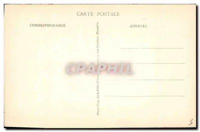 Stara pocztówka Napoleon 1er Boney i jego nowi poddani na Wyspie Elbickiej — Rewers