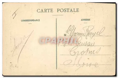 Estátua de Vercingétorix em Clermont-Ferrand — Place de Jaude — editor Bougé, n°184 — Verso