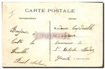 Cannone da 155 mm — La Vita Militare — n°20 — editore Ossart — Verso