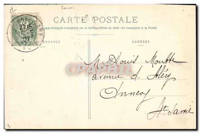 Deux femmes en costume de Savoie (Jarrier) — E. Reynaud, Chambéry, n°6 — Verso