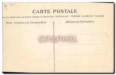 A Exposição dos pequenos porcos — A Vida Normanda — Bilhete postal antigo — Verso