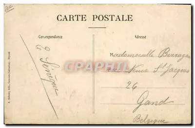 Fazenda do Bessin — Servente voltando da ordenha — Cenas da Vida Normanda, n° 235 — Verso