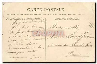 Normandia — "Stara pocztówka" — 57. Życie Normandzkie — Prowadzenie bydła na polu — Rewers