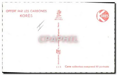 Robert LamoureuX — portret — kolekcja Korès — Rewers