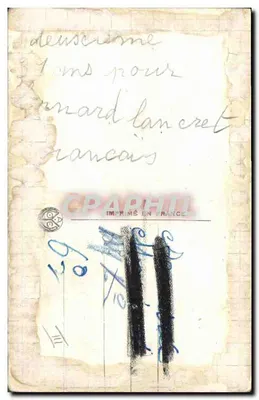Bernard Lancret — portret — A.N. Paris, n° 1111 — Rewers