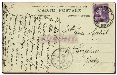Saint-Dizier — Square de la Poste — Edition Vilo — Rückseite