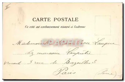 Albi — Hotel dos Correios e Telégrafos — Edição Maison Universelle, Albi — Verso