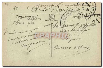Dijon — A Postagem — LL. n° 186 — Verso