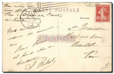 Argenteuil (S.-et-O.) - A Moinha de Orgemont — B. F., Paris — Verso