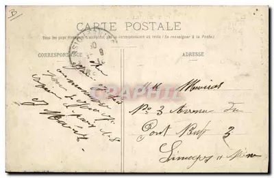 Montfermeil - Le Moulin — editor A. Moquet, número de serie no visible — Reverso