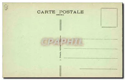 La Rochelle — O Antigo Portão e as Torres — J. Nozais, Nantes — Verso