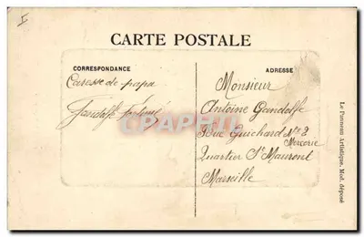 Partida para a pesca — J. Gaisser, Argélia, n° 590 — Verso