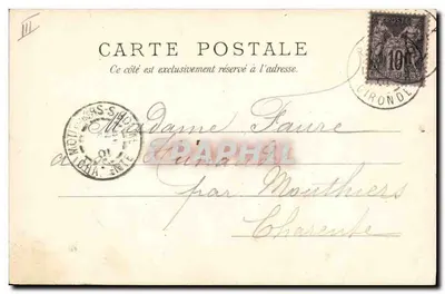 Bassin d'Arcachon — Uma Pinasse — Coleção Faure, Arcachon — Verso