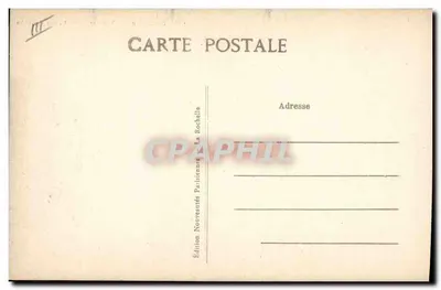 La Rochelle — Thonnier partindo para a Pesca — Edição Nouvelles Parisiennes — Verso