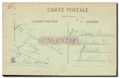 CANNES - A Praia - Barcos Lesteurs — Edição Ghetia, n° 414 — Verso