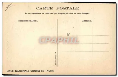 Enfant dans une chambre d'hôpital — illustration de Noulbert — Ligue Nationale Contre le Taudis — Verso