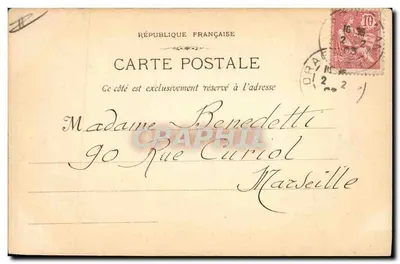 Draguignan - La Pierre de la Fée (Dolman Druidique) — Fototipie E. Lacour, Marseille — n° 284 — Achterkant