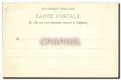 Forêt de Carnelle — Turquoise Stein oder turquise überdachte Allee gut erhalten, 11 Meter 50 lang, 3 Meter breit — Edition Trianon Nr. 695 — Rückseite